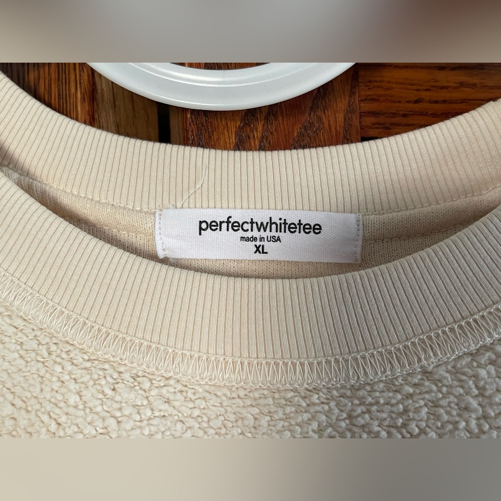 perfectwhitetee Ziggy Reverse Fleece Sweatshirt - Picture 4 of 5